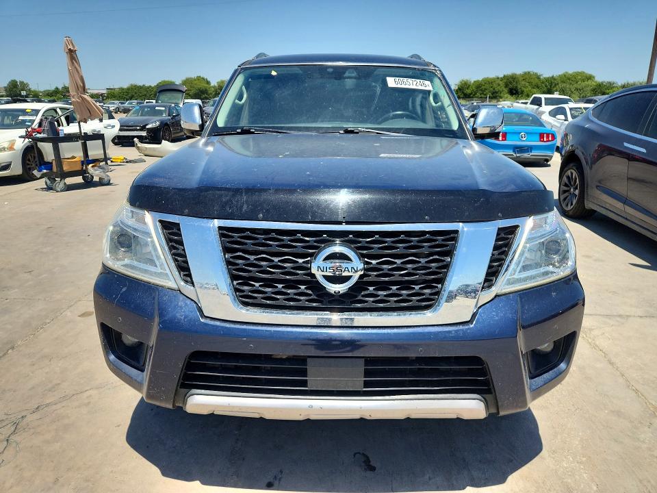 2019 Nissan Armada VIN JN8AY2ND0K9087602 COPART salvage auction — NORMAL WEAR, Tx - Certificate Of Title, sold $4,750 on 2026-09-03 (photo 5)