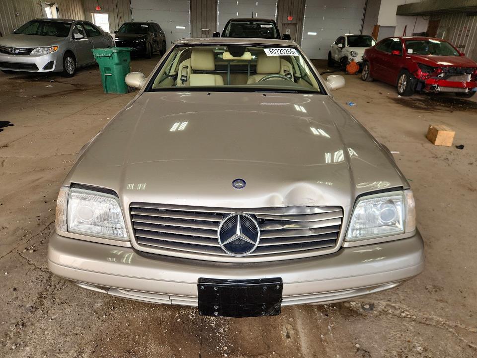 1999 Mercedes-benz Sl-class VIN WDBFA68F8XF186637 COPART salvage auction — FRONT END, WI - CERTIFICATE OF TITLE, sold $1,050 on 2026-07-27 (photo 5)