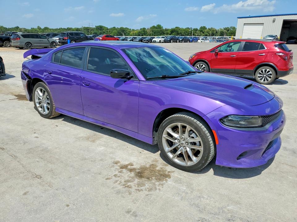 2023 Dodge Charger VIN 2C3CDXMG1PH625342 COPART salvage auction — REAR END, Ok - Cert Of Title-Salvage, sold $11,900 on 2026-08-25 (photo 4)