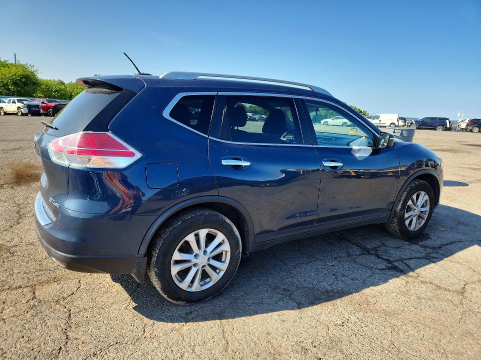 2015 Nissan Rogue VIN KNMAT2MV7FP535257 COPART salvage auction — MINOR DENT/SCRATCHES, PA - CERT OF TITLE, sold $175 on 2026-07-24 (photo 3)