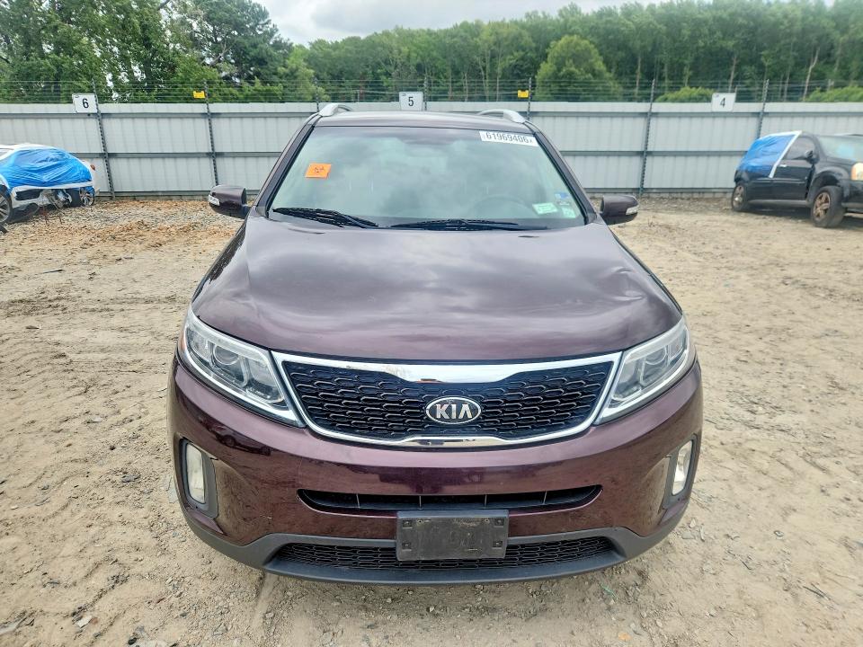 2014 Kia Sorento VIN 5XYKU4A7XEG527142 COPART salvage auction — MECHANICAL, VA - CERTIFICATE OF TITLE, sold $125 on 2026-07-28 (photo 5)