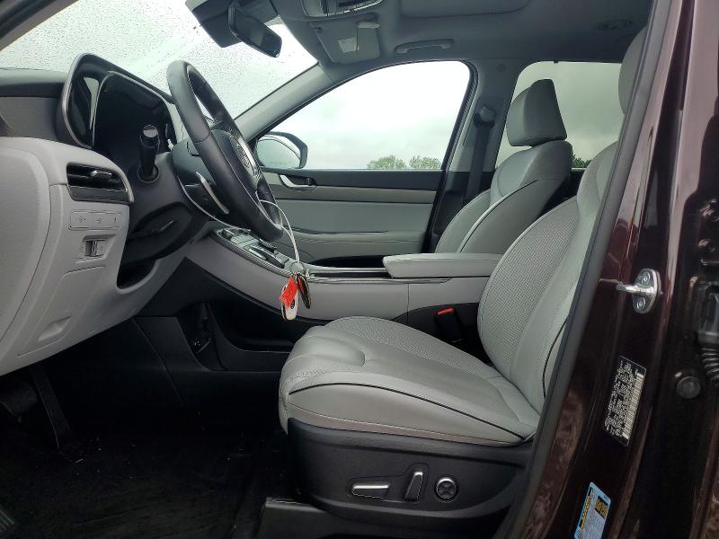2023 Hyundai Palisade VIN KM8R4DGE0PU632399 COPART salvage auction — FRONT END, Il - Salvage Certificate, sold $14,100 on 2026-08-21 (photo 7)