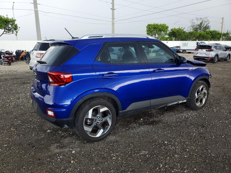 2024 Hyundai Venue VIN KMHRC8A30RU316232 COPART salvage auction — FRONT END, Fl - Certificate Of Destruction, sold $3,850 on 2026-07-15 (photo 3)