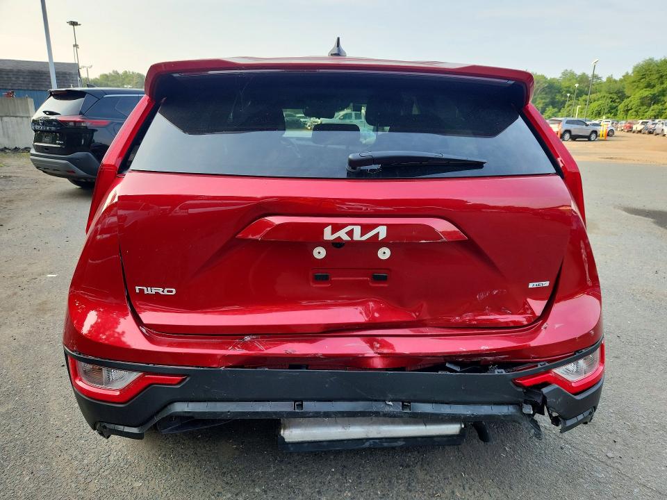2026 Kia Niro VIN KNDCP3LE7T5325057 COPART salvage auction — ALL OVER, PA - CERT OF TITLE, sold $1,850 on 2026-07-27 (photo 6)