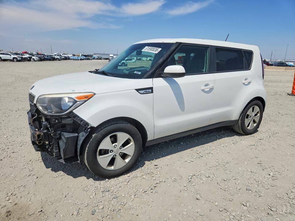 2016 Kia Soul VIN KNDJN2A27G7319799 COPART salvage auction — FRONT END, Co - Public - Salvage Title, sold $350 on 2026-07-28 (photo 1)