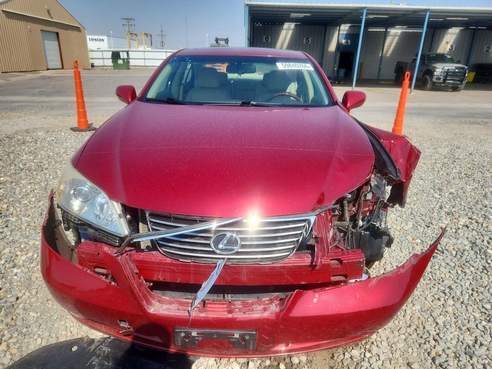 2009 Lexus ES VIN JTHBJ46G692324779 COPART salvage auction — FRONT END, CO - DIS/DLR/EXP ONLY CLEAN TITLE, sold $2,450 on 2026-07-14 (photo 5)