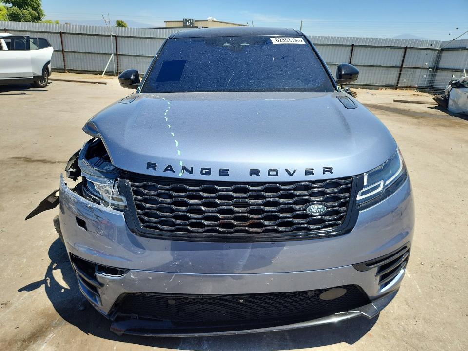 2021 Land rover Range rover velar VIN SALYT2EX0MA312761 COPART salvage auction — FRONT END, Ca - Salvage Certificate, sold $7,300 on 2026-09-04 (photo 5)