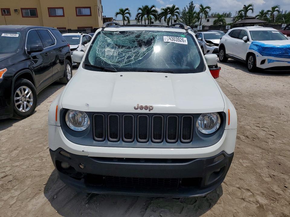 2016 Jeep Renegade VIN ZACCJABT2GPD02952 COPART salvage auction — ROOF, Fl - Cert Of Title Slvg Rebuildable, sold $2,600 on 2026-07-09 (photo 5)
