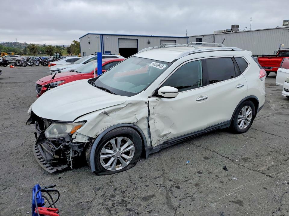 2016 Nissan VIN KNMAT2MT4GP618791 COPART salvage auction — FRONT END, Ca - Salvage Certificate, sold $1,100 on 2026-07-10 (photo 1)