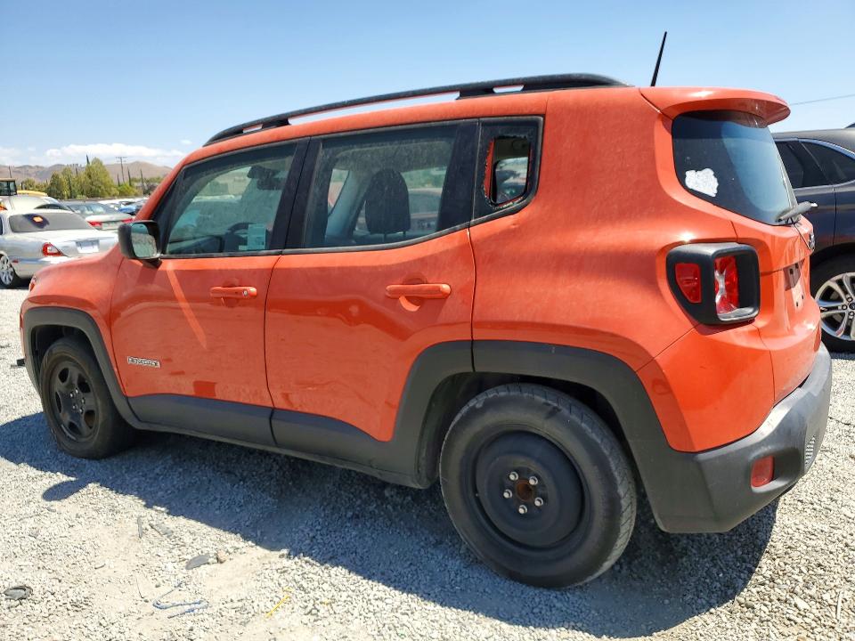 2017 Jeep Renegade VIN ZACCJAAB3HPE45774 COPART salvage auction — REAR END, Salvage Title, sold $1,000 on 2026-07-29 (photo 2)
