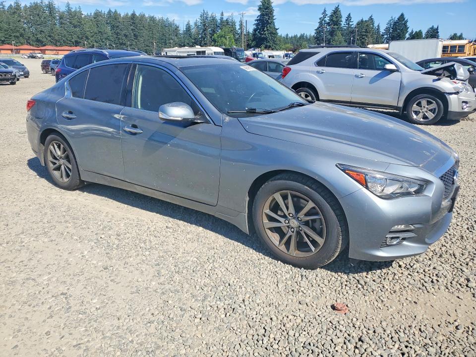 2017 Infiniti Q50 VIN JN1EV7AP1HM741387 COPART salvage auction — ROOF, WA - BILL OF SALE, sold $2,750 on 2026-07-24 (photo 4)