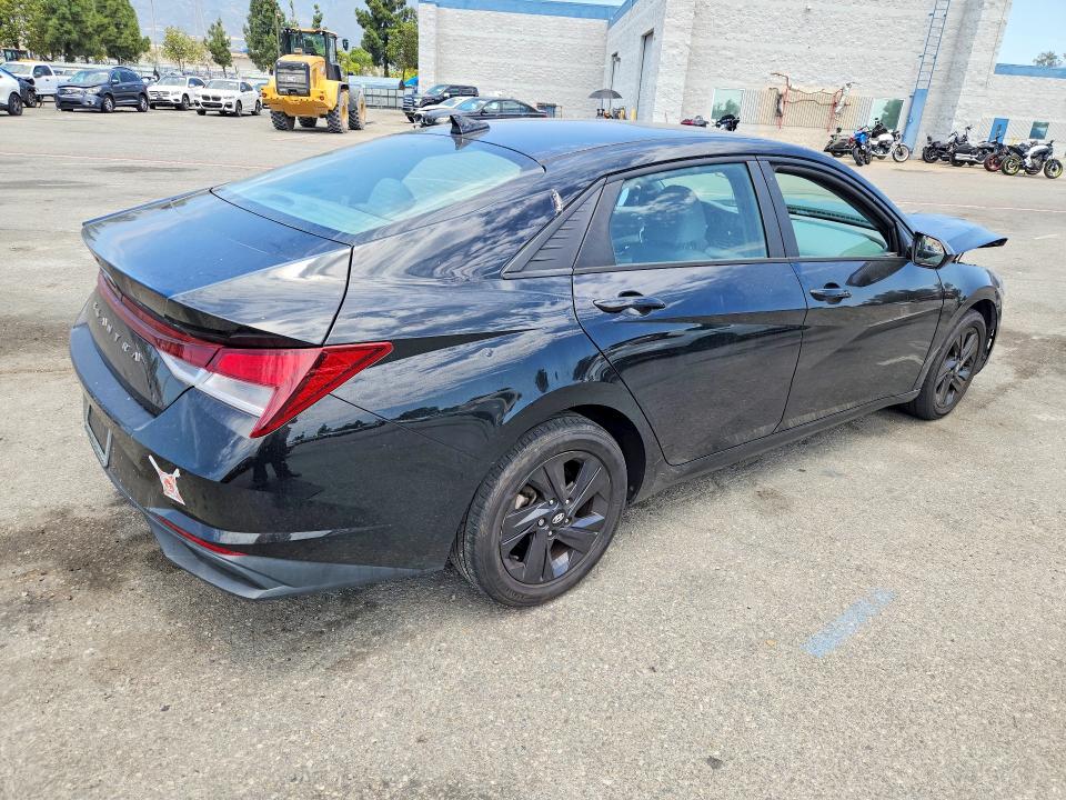 2021 Hyundai Elantra VIN 5NPLL4AG6MH014503 COPART salvage auction — FRONT END, Ca - Salvage Certificate, sold $3,150 on 2026-07-31 (photo 3)