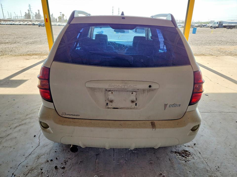 2006 Pontiac Vibe VIN 5Y2SL65836Z447752 COPART salvage auction — FRONT END, AZ - CERTIFICATE OF TITLE (P), sold $675 on 2026-07-20 (photo 6)
