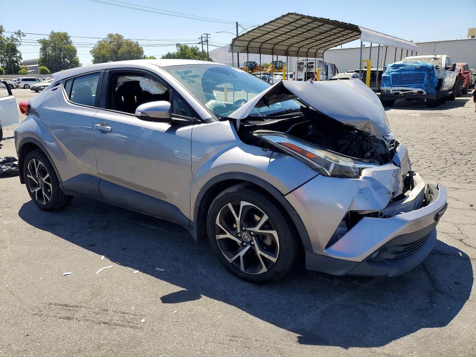2018 Toyota C-hr VIN NMTKHMBX8JR021596 COPART salvage auction — FRONT END, Ca - Salvage Certificate, sold $1,900 on 2026-07-27 (photo 4)