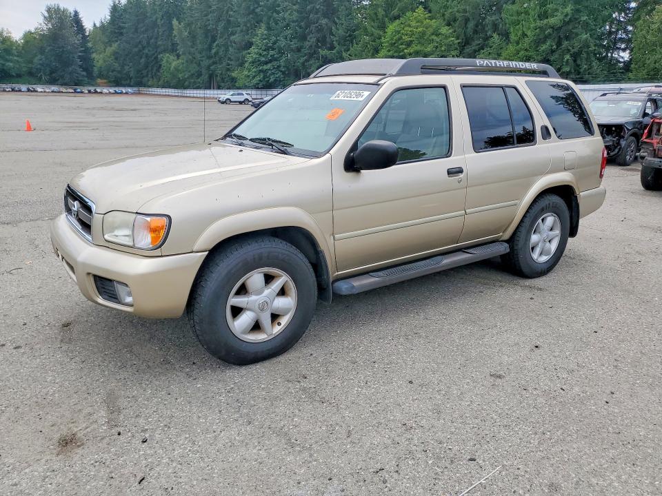 2002 Nissan Pathfinder VIN JN8DR09X72W652187 COPART salvage auction — MECHANICAL, WA - VEHICLE CERT OF OWNERSHIP-TITL, sold $325 on 2026-07-27 (photo 1)