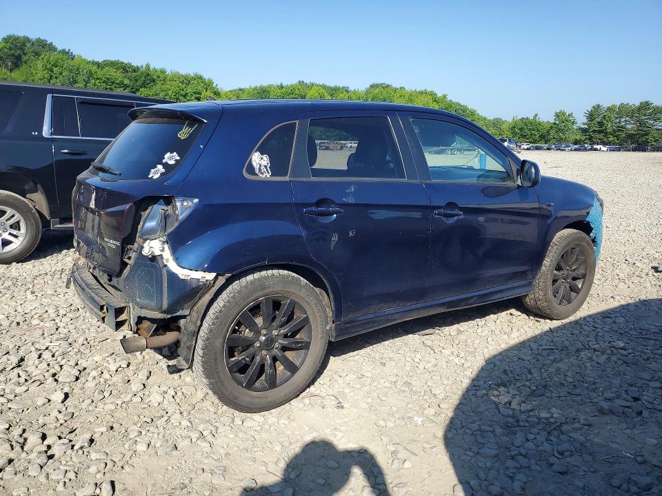 2011 Mitsubishi Outlander sport VIN JA4AR4AU8BZ009573 COPART salvage auction — REAR END, Pa - Certificate Of Salvage, sold $625 on 2026-07-13 (photo 3)