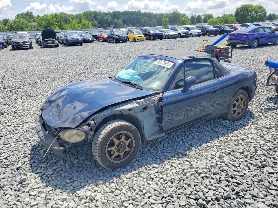 1999 Mazda Mx-5 miata VIN JM1NB3535X0117569 COPART salvage auction — FRONT END, Oh - Cert Of Title-Salvage, sold $225 on 2026-07-23 (photo 1)