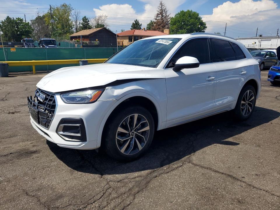 2021 Audi Q5 VIN WA1AAAFY6M2028068 — COPART salvage auction photo