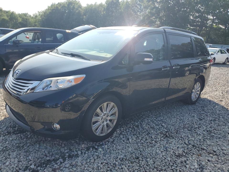2014 Toyota Sienna VIN 5TDDK3DC8ES081111 COPART salvage auction — SIDE, Ma - Cert Of Title-Reconstrctd Coll, sold $650 on 2026-07-31 (photo 1)