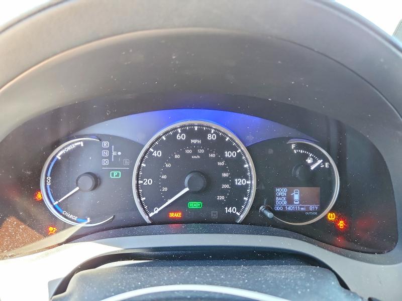 2014 Lexus Ct 200 VIN JTHKD5BHXE2196584 COPART salvage auction — FRONT END, CA - SALVAGE CERTIFICATE, sold $1,750 on 2026-07-13 (photo 9)