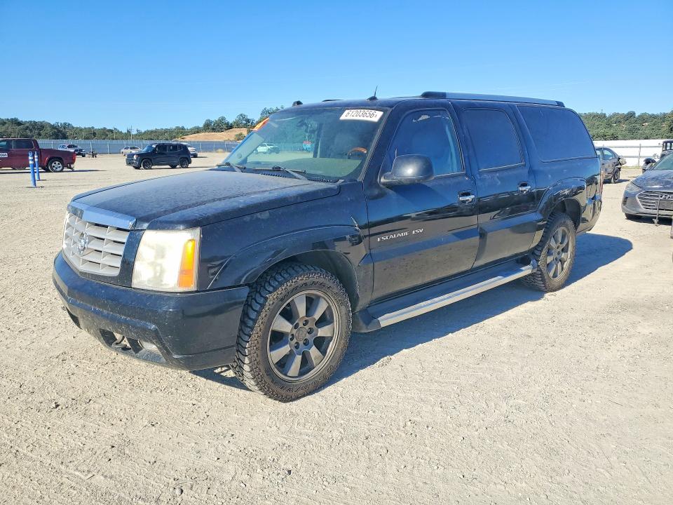 2005 Cadillac Escalade VIN 3GYFK66N85G267250 COPART salvage auction — REAR END, CA - CERT OF TITLE-SALVAGED, sold $100 on 2026-07-24 (photo 1)