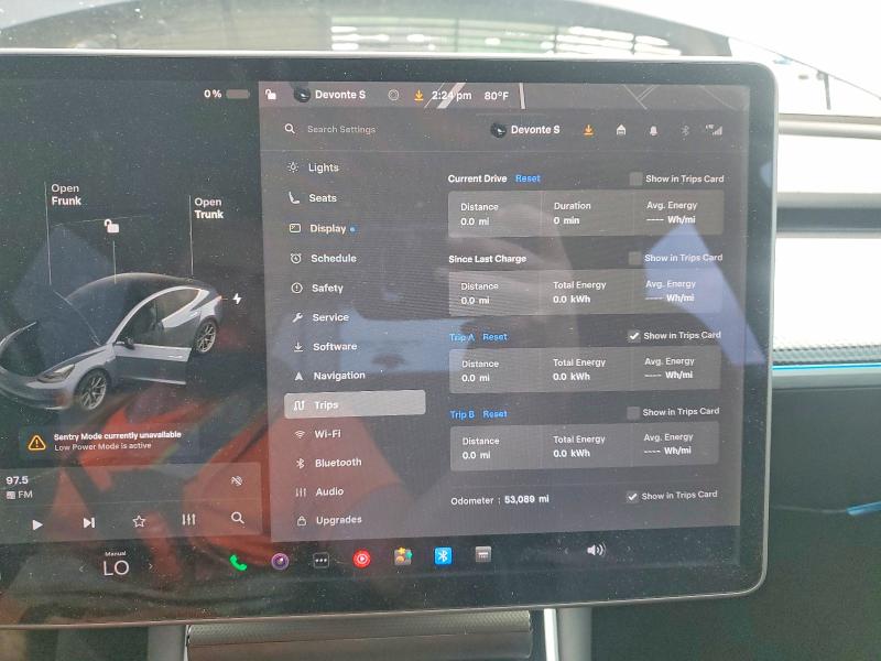 2018 Tesla Model 3 VIN 5YJ3E1EA4JF032023 COPART salvage auction — NORMAL WEAR, Nc - Certificate Of Title (P), sold $8,600 on 2026-07-28 (photo 9)