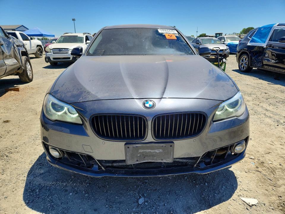 2015 BMW 5er VIN WBA5A5C55FD525013 COPART salvage auction — REAR END, Co - Dis/Dlr/Exp Only Clean Title (P), sold $800 on 2026-07-18 (photo 5)