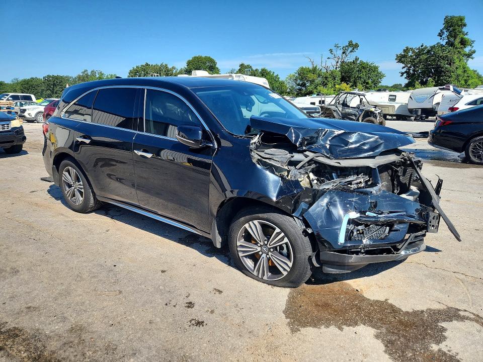 2018 Acura Mdx VIN 5J8YD3H3XJL010723 COPART salvage auction — FRONT END, Salvage Title, sold $2,500 on 2026-08-26 (photo 4)