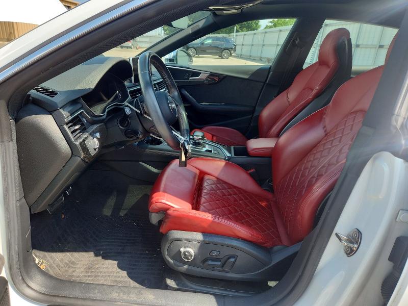2018 Audi S5 VIN WAUC4CF5XJA132505 COPART salvage auction — FRONT END, Oh - Cert Of Title-Salvage, sold $9,500 on 2026-08-19 (photo 7)