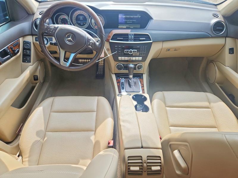 2014 Mercedes-benz C-klasse VIN WDDGF8AB4EA907840 COPART salvage auction — FRONT END, Salvage Title, sold $1,800 on 2026-08-21 (photo 8)