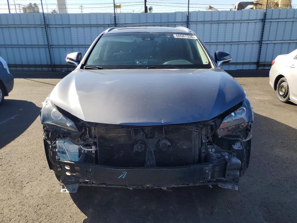 2019 Lexus Nx VIN JTJBARBZ0K2187265 COPART salvage auction — FRONT END, Ca - Salvage Certificate, sold $7,700 on 2026-07-20 (photo 5)