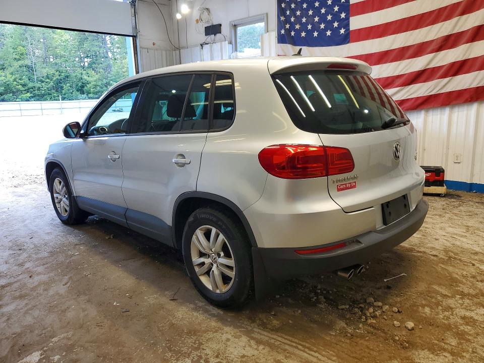 2013 Volkswagen Tiguan VIN WVGBV3AX2DW578185 COPART salvage auction — MECHANICAL, ME - CERTIFICATE OF TITLE, sold $1,600 on 2026-08-03 (photo 2)