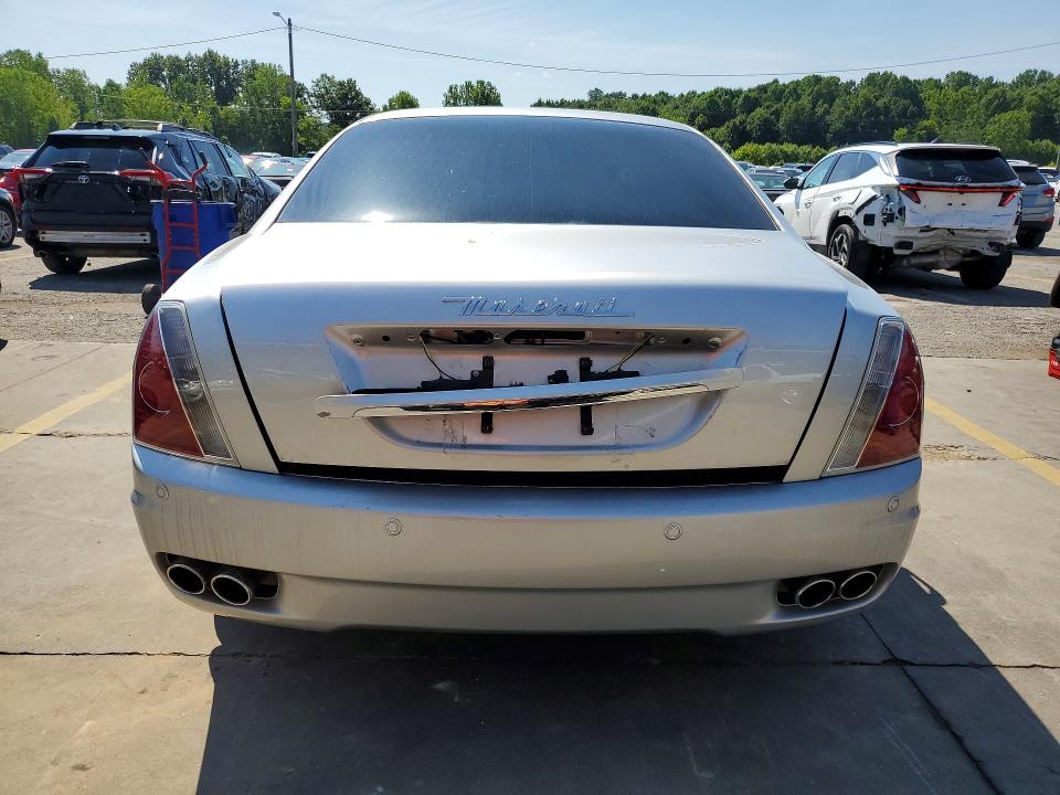 2005 Maserati Quattroporte VIN ZAMCE39A750014721 COPART salvage auction — REAR END, KY - CERTIFICATE OF TITLE, sold $400 on 2026-08-06 (photo 6)