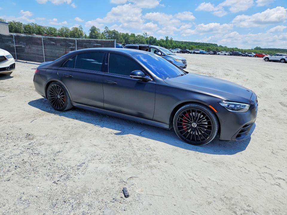 2021 Mercedes-benz S-klasse VIN W1K6G7GB4MA029948 COPART salvage auction — MISSING/ALTERED VIN, Or - Certificate Of Title, sold $37,000 on 2026-07-27 (photo 4)