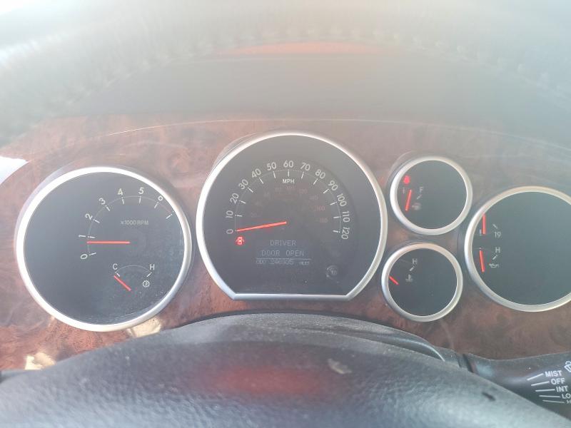 2008 Toyota Sequoia VIN 5TDZY68A98S008204 COPART salvage auction — REAR END, Nc - Salvage Certificate Of Title, sold $1,450 on 2026-07-29 (photo 9)