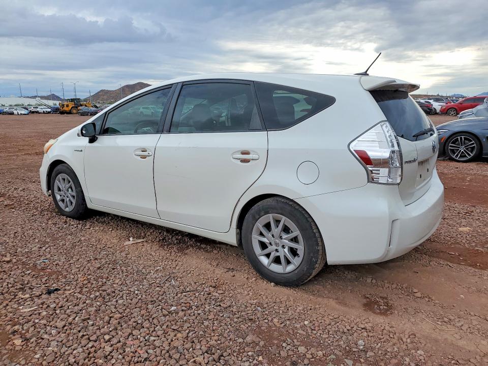 2012 Toyota Prius v VIN JTDZN3EU9C3028100 COPART salvage auction — MECHANICAL, Az - Certificate Of Title, sold $2,300 on 2026-07-23 (photo 2)