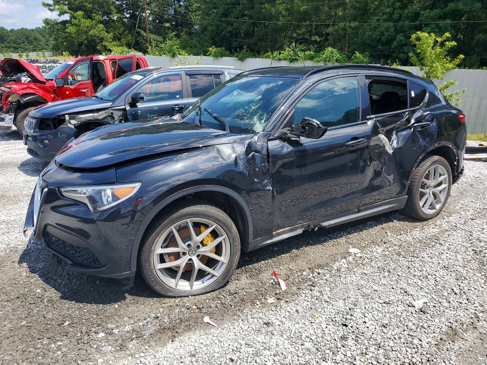2018 Alfa romeo Stelvio VIN ZASFAKNN5J7B66957 COPART salvage auction — ALL OVER, GA - CERTIFICATE OF TITLE, sold $7,500 on 2026-07-17 (photo 1)