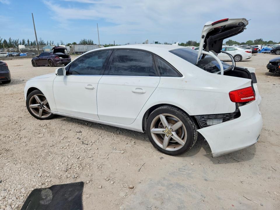 2011 Audi A4 VIN WAUEFAFLXBN039449 COPART salvage auction — REAR END, FL - CERT OF TTL-REBUILT&SLVG RBLD, sold $250 on 2026-07-30 (photo 2)