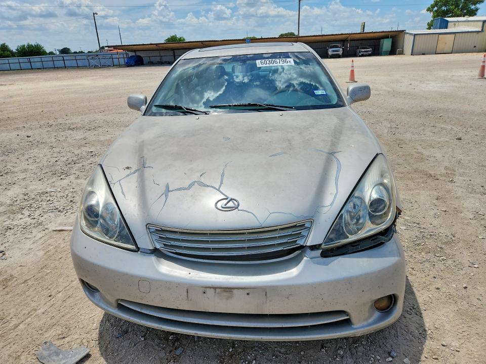 2005 Lexus Es 330 VIN JTHBA30G755122335 COPART salvage auction — REAR END, TX - SALVAGE VEHICLE TITLE (P), sold $850 on 2026-07-22 (photo 5)