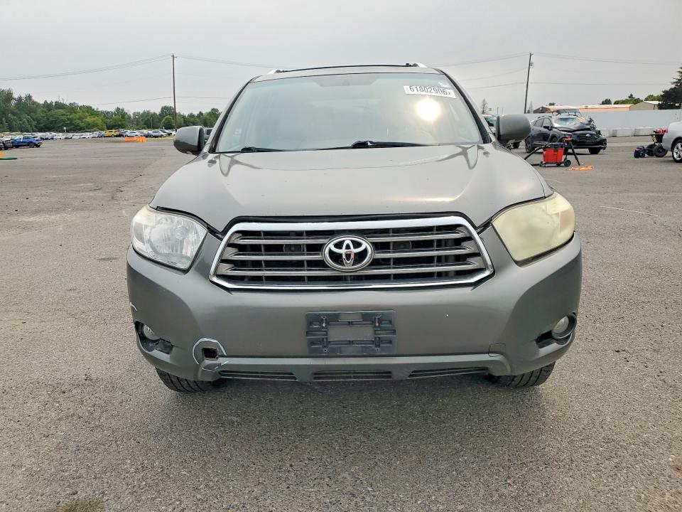 2008 Toyota Highlander VIN JTEES42A982038206 COPART salvage auction — MECHANICAL, OR - CERT OF TITLE-RECONSTRUCTED (P), sold $1,500 on 2026-07-22 (photo 5)