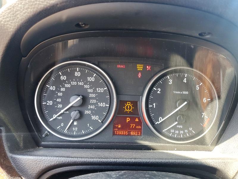 2011 BMW 3er VIN WBAPK5G58BNN79796 COPART salvage auction — FRONT END, Va - Certificate Of Title, sold $250 on 2026-08-19 (photo 9)