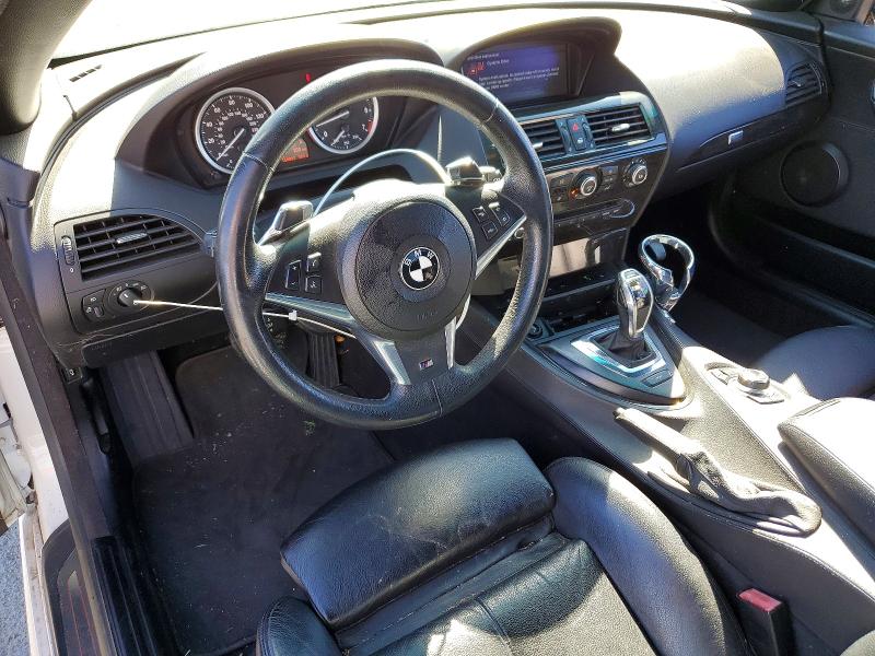 2010 BMW 6 series VIN WBAEB5C51AC225982 COPART salvage auction — MECHANICAL, CA - DIS/DLR/EXP ONLY CLEAN TITLE, sold $1,350 on 2026-07-10 (photo 8)
