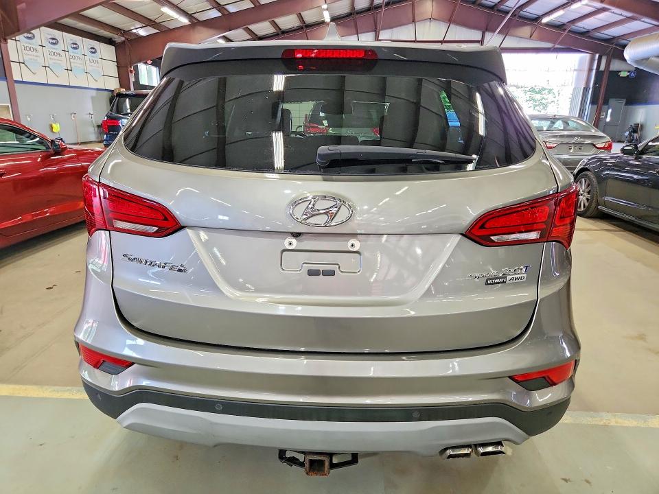 2018 Hyundai Santa fe VIN 5XYZWDLA5JG549416 COPART salvage auction — MINOR DENT/SCRATCHES, Ct - Certificate Of Title (P), sold $1,500 on 2026-07-30 (photo 6)