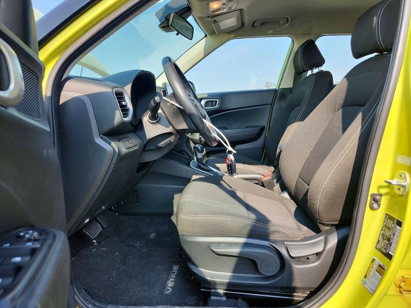 2020 Hyundai Venue VIN KMHRC8A35LU051010 COPART salvage auction — FRONT END, ON - PERMIT SALVAGE, sold $1,800 on 2026-07-21 (photo 7)