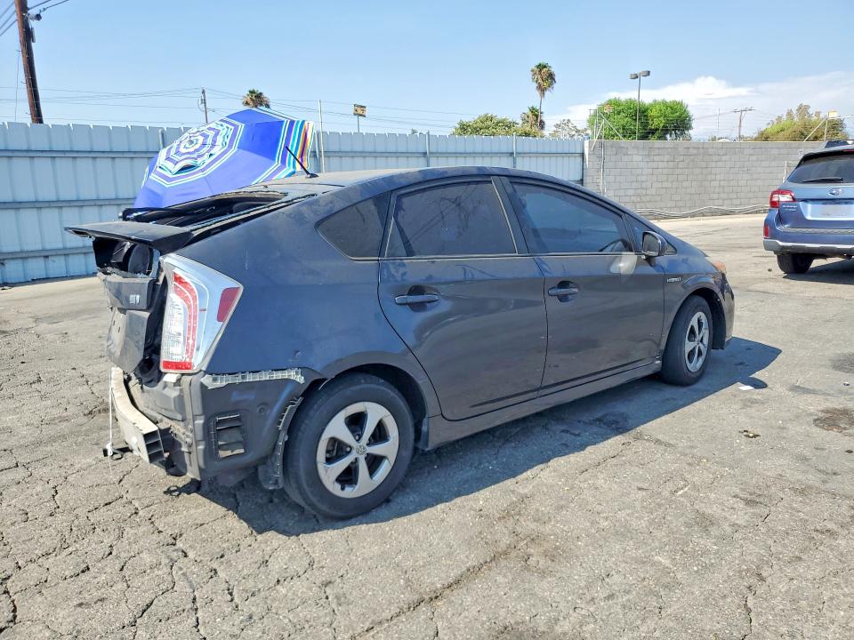 2015 Toyota Prius VIN JTDKN3DU0F0468442 COPART salvage auction — REAR END, Ca - Salvage Certificate, sold $150 on 2026-07-30 (photo 3)
