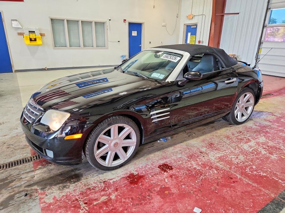 2005 Chrysler Crossfire VIN 1C3AN65L45X047482 COPART salvage auction — REAR END, Ny - Mv907A W/Unsatisfied Lien, sold $475 on 2026-07-27 (photo 1)