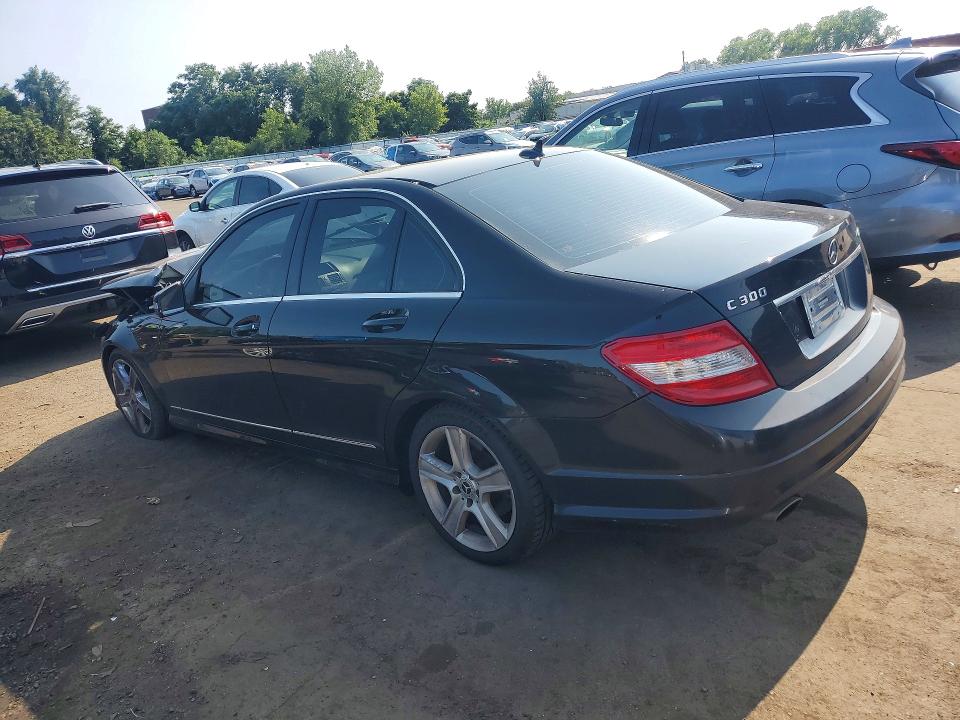 2011 Mercedes-benz C class VIN WDDGF8BB8BR139615 COPART salvage auction — FRONT END, CT - CERT OF TITLE-SALVAGE, sold $525 on 2026-08-07 (photo 2)