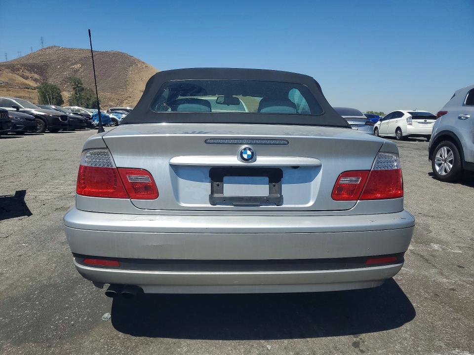 2004 BMW 3 series VIN WBABW33414PL30487 COPART salvage auction — FRONT END, CA - SALVAGE CERTIFICATE, sold $2,600 on 2026-08-20 (photo 6)