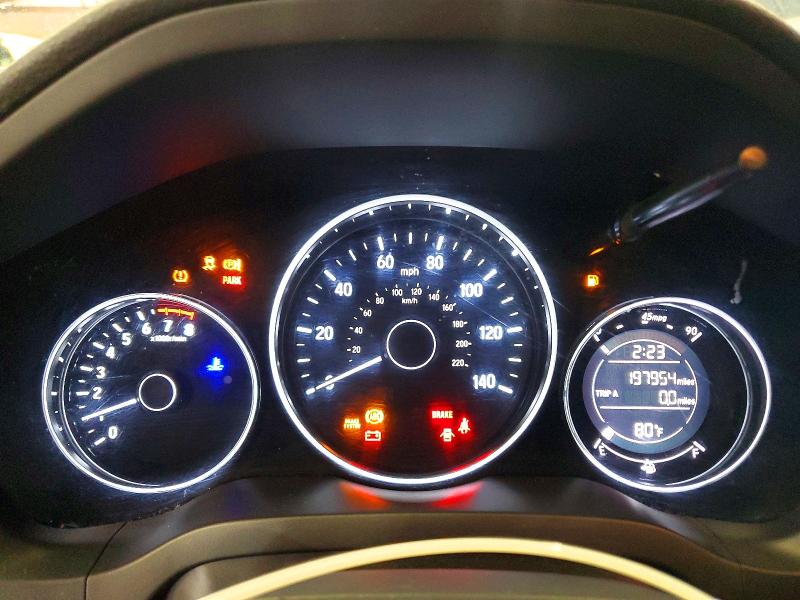 2016 Honda Hr-v VIN 3CZRU5G52GM721299 COPART salvage auction — MINOR DENT/SCRATCHES, MA - CERTIFICATE OF TITLE (P), sold $2,650 on 2026-07-09 (photo 9)