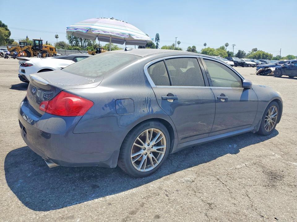 2008 Infiniti G35 VIN JNKBV61E98M201020 COPART salvage auction — MINOR DENT/SCRATCHES, CA - DIS/DLR/EXP ONLY CLEAN TITLE, sold $1,550 on 2026-07-14 (photo 3)